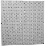 Wall Control 30-P-3232G Gray Metal Pegboard Pack