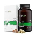 Smartvita - Joint Supplement, Muscle Relaxant, Vegan Joint Support With AyuFlex, Boswellin & BioPerine, Smart Sustained Release Technology, 120 Capsules