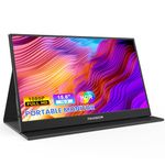 FANGOR Portable Monitor, 15.6" FHD 1080P Travel Monitor for Laptop, Ultra-Slim HDR IPS Computer Gaming Display, USB-C HDMI Screen Extender with Smart Cover for Laptop PC Phone Mac Xbox PS4/5 Switch