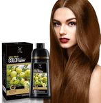 Hair color Shampoo to cover gray hair, Hair Dye, Hair color, instent Hair Color (Golden Brown)