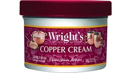 Wrights Copper Brass Cream Cleaner I Gently Cleans and Removes Tarnish Without Scratching I 8oz (227g) Pack of 1 I US Import