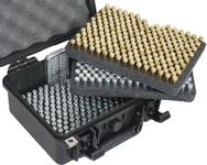 Case Club x204+ 9mm Long Term Ammo Storage Case - Includes Silica Gel Dessicant to Help Absorb Moisture and has Clear Lid for Easy View (Lockable & Non-Lockable Options) (Qty 684, Padlockable)