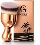 Angled Flat Foundation Brush High Density Face Body Kabuki Makeup Brush for Liquid Foundation Powder Cream Contour Buffing Stippling Blending