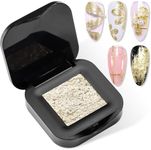 Makartt 3D Sculpting Gel for Nail Art, No Wipe UV Texture Gel, 5g Gold Fairy Aurora Powder Glitter Mud for Nails & Charms