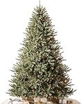 Balsam Hill 9.5ft Prelit Classic Blue Spruce Artificial Christmas Tree with Clear Incandescent Lights