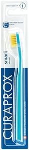 Curaprox Toothbrush CS Smart - Small manual toothbrush for kids and adults with 7600 Ultra Soft CUREN bristles - 1 piece - Random Color