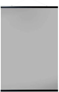 Grupo Erik - Kit de Fixation | Cadre Magnétique en Bois pour Posters - Vertical | Porte-Affiche - Cintres pour Poster - Baguettes Poster - Tringles Poster, 61 cm