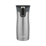 Contigo West Loop 2.0 Stainless Steel Travel Mug with Spill-Proof Lid, Vacuum-Insulated Reusable Cup for Coffee and Tea, Stainless Steel, 16 oz (473 mL)