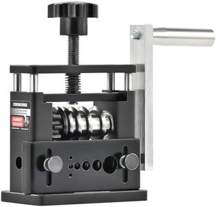 CREWORKS Manual Wire Stripping Machine, Drill Powered Wire Stripper Machine with 6 Channels 5 Blades, Portable Cable Stripper Tool with Hand Crank for 3.4 5 7 10 12 17 mm Scrap Copper Cables Recycling