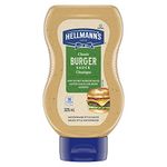 Hellmann's Burger Sauce for favourite homemade burger creations Classic gluten free and certified Kosher Condiment 325 ml