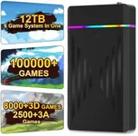 BEABRET 12TB Retro Gaming Hard Drive Preloaded with 100,000+ Games | Supports 6 Gaming Systems | Portable Hard Drive for Classic Arcade, 3D & High-End Games | Plug & Play for Windows PC 7/8/10/11