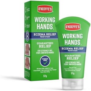O'Keeffe's Working Hands Eczema Relief Hand Cream, 57g - For Extremely Dry, Itchy, Irritated Hands | Steroid Free, Dermatologically Tested with 48-hour itch relief in 1 use