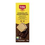 Schar Gluten-Free Chocolate Honeygrams - Non GMO, Preservative Free, Gluten-Free Graham Crackers Dipped in Chocolate, 190g