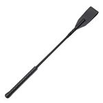 Equestrian Jump Bat, Horse Riding Crop with Fiberglass Stem and Real Leather Top (Style-1)