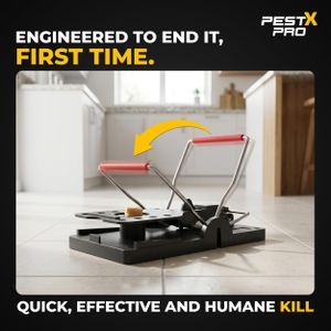 Pest X Pro Rat Traps 4-Pack – Heavy Duty Rodent Control
