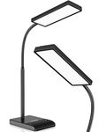 LEPOWER Desk Lamp 800 LM LED Desk Lamp for Home Office, 12 W Reading Lamp for Desk, Eye-Caring Desk Light, Touch Table Lamp, Gooseneck Lamp, 50 Lighting Modes Bright Desk Lamps for Bedroom,（Black）