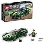 LEGO Speed Champions Lotus Evija Race Car Toy Model for Kids, Collectible Set with Racing Driver Minifigure 76907