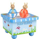 Orange Tree - Wooden Music Box, Musical Toys, Toddler - Perfect Baby Gifts for Nursery, Early Development & Activity Toys - Official Licensed Peter Rabbit Gifts