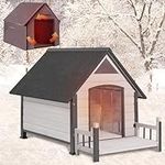 Dog House Outdoor with Liner for Wi