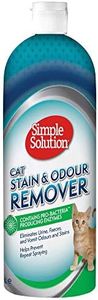 Simple Solution Removedor de Manchas y Olores de Gatos, Limpiador Enzimático, 1 l (Paquete de 1)
