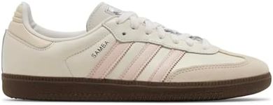 adidas Samba OG Womens Sneaker (Cloud White Light Pink, 7.5, IH2751)