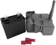 W10189190 TSD2 Refrigerator Start Device & W10662129 Compressor Run Capacitor for Whirlpool Kenmore Refrigerator Compressor Overload Start Relay Combination 2319792 241941003 W10197428 W2319792