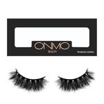 ONMO Beauty False Eyelash For Women-Natural & Lightweight Faux Mink Fake Eyelashes/Long Lasting Eye Makeup Lash 5D / Soft & Comfortable Black Reusable Cat Eye Lashes -Fluttery & Wispy (Amore)