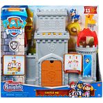 Paw Patrol Chase Rescue Knights Castle HQ Transforming 11 Pcs Playset with Chase and Mini Dragon Draco Action Figures|Roleplay Toy|Pretend Play Toy|Made in India for Kids Ages 3 and up