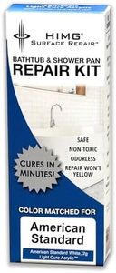 HIMG Bathtub and Shower Pan Repair Kit, compatible color: American Standard White