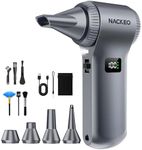 NACKEO Electric Air Duster-230000RPM Cordless Air Duster,100-Level Adjustable Portable Inflatable Air Blower with LED Light and Display Screen,Dust Blower for Digital Products,Home,Car,Outdoor Clean