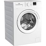 Beko WTL82051W Washing Machine | 8 kg Capacity 1200 rpm Spin Speed | C Rated Energy Class| White Colour, 28 Minute Quick Wash Technology | RecycledTub