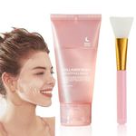 Collagen Night Wrapping Mask 75ML,Overnight Collagen Wrapping Mask,Collagen Overnight Wrapping Peel Off Facial Mask,Upgraded with Brush-Perfect for Dry & Dehydrated Skin - Korean Skin Care