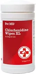 Pet MD Chlorhexidine Wipes XL with 