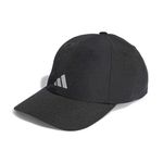 adidas Unisex Running Essentials AEROREADY Six-Panel Baseball Cap, Black/Matte Silver, M