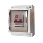 Daystar AC 2 Pole (DP) Isolator/Switch Disconnector With Pvc MCB Box Door Type Transparent Cover - (125A Isolator With DB Box)