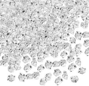 BELLE VOUS Diamanti in Acrilico Trasparente - 1000x Cristalli Decorativi Trasparenti 12-14 mm - Pietre e Cristalli Gemme Decorazioni - Pietre Decorative Vasi e Creazioni