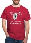 CafePress - Live Fast - 100% Cotton T-Shirt Cardinal