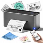 Phomemo 4x6 Shipping Label Printer - 241BT Bluetooth Thermal label Printer Compatible with iOS&Android, Windows, Mac, Chrome OS, Wireless Thermal Printer for Small Business, Barcode, Packages - Black