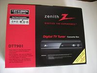 Zenith DTT901 Digital TV Tuner Converter Box with Analog Pass-Through