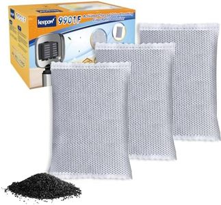 KEEPOW Activated Charcoal Odor Absorber, Trash Can Deodorizer, Diaper Pail Deodorizer, Odor Filter Refill for iTouchless 8 Gallon & Larger for iTouchless 13 Gallon Trash Can Diaper Garbage Can, 3Pack