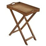 SOFE Brown Foldable Tv Tray Table, 