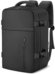 OTAHGK Bagage Cabine 40 x 20 x 25 pour Ryanair, Sac à Dos de Voyage Bagage à Main Avion Sac à Main sous Le Siège Valise Décontracté École Bureau Sac Ordinateur Portable -Noir
