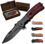 ZIPYOODU Custom Pocket Knife, Personalized Pocket Knife for Men