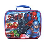 Marvel Boy's Avengers Lunch Bag with Carry Handle - Perfect for School, Picnic and Travel