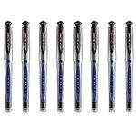 uni-ball UM-153S Gel Impact Broad Rollerball Pens - 1mm Nib, 0.6mm Line Width - Blue Ink (8)