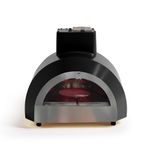 SpeedX BakeX Pro Electric Pizza Oven For Home | 12 Inch Cordierite Rotating Stone | Bakes Pizza in 5 Mins | Toast, Roast & Bake | 450°C High Heat | Indoor & Outdoor Use (Toasty Black)