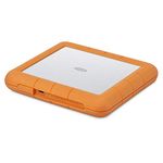 LaCie Rugged RAID Shuttle, 8TB, Portable External Hard Drive, USB-C, drop, shock, dust & rain resistant, Mac & PC, 3 year Rescue Services (STHT8000800)