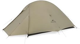 Naturehike Cloud up Pro Tent,2024 Upgrade Ultralight Tents,1.36kg/3lbs,Double 2 Person Tent,for cycle camping,Backpacking,Hiking,Self-standing, Construction,Easy set up (khaki)