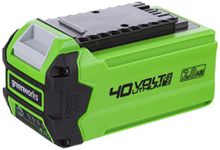 Greenworks Battery G40B2 (Li-Ion 40 V 2 Ah Rechargeable Powerful Battery Suitable for All Devices of the 40 V Greenworks Tools Series)