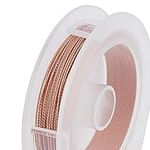 BENECREAT 22 Gauge Tarnish Resistant Twist Copper Jewelry Wire for Necklace Bracelet Making and Other Handmade Project, 33-Feet/11-Yard